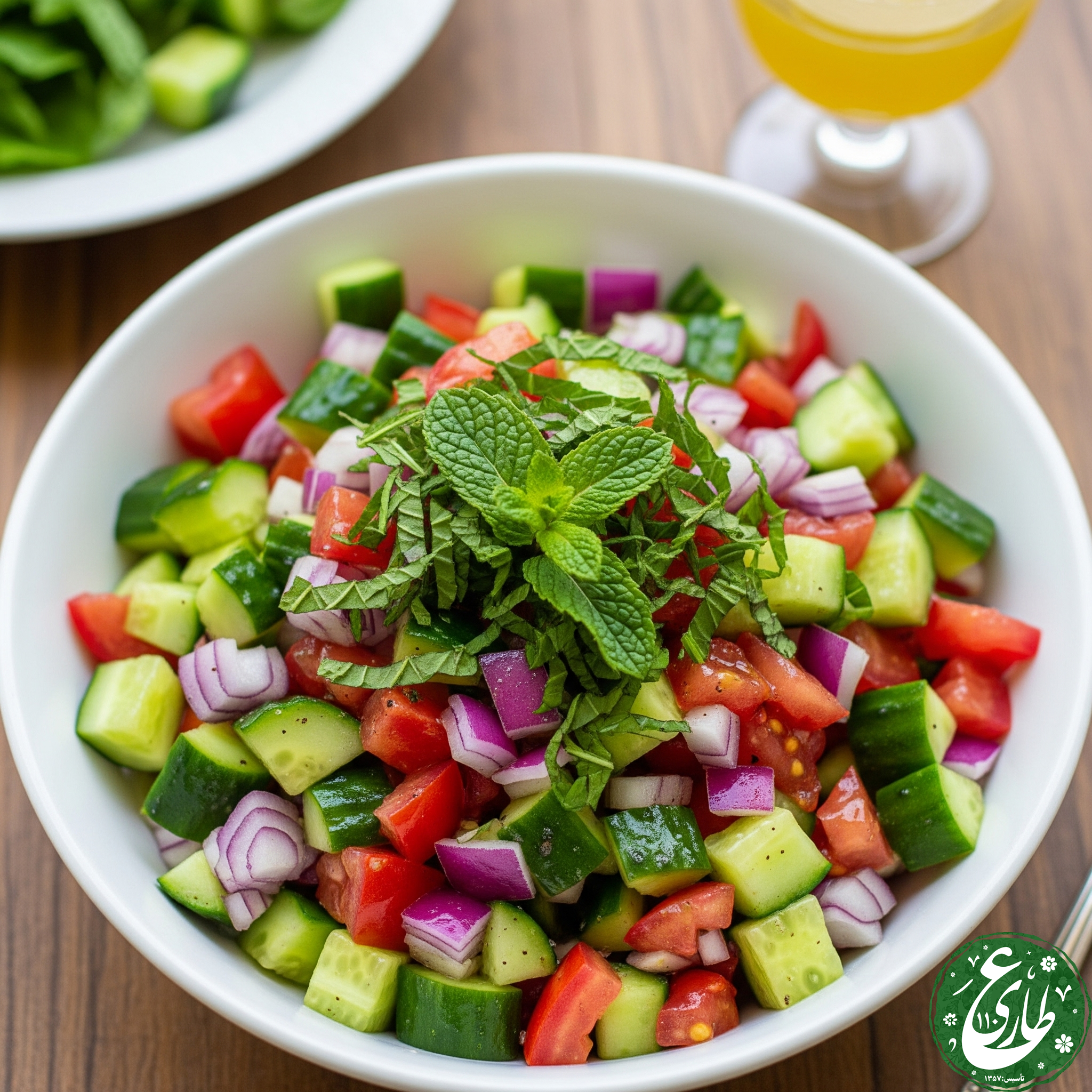 طرز تهیه سالاد شیرازی برای روزهای گرم تابستان